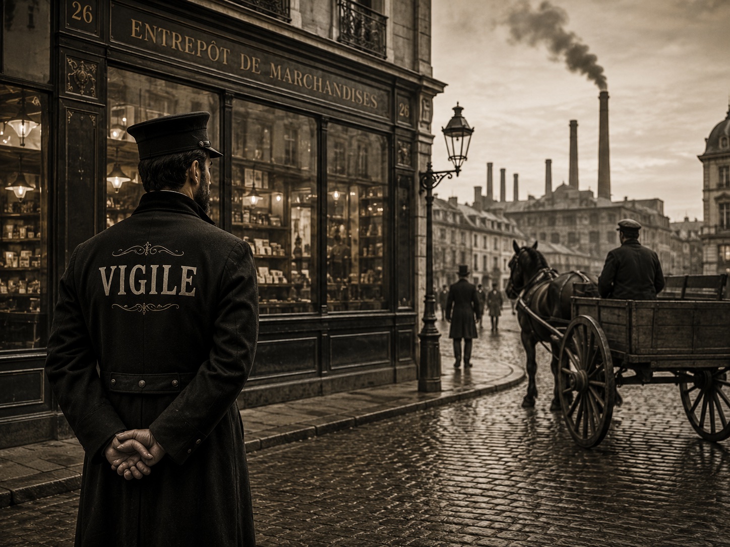 Vigile historique 19eme siècle